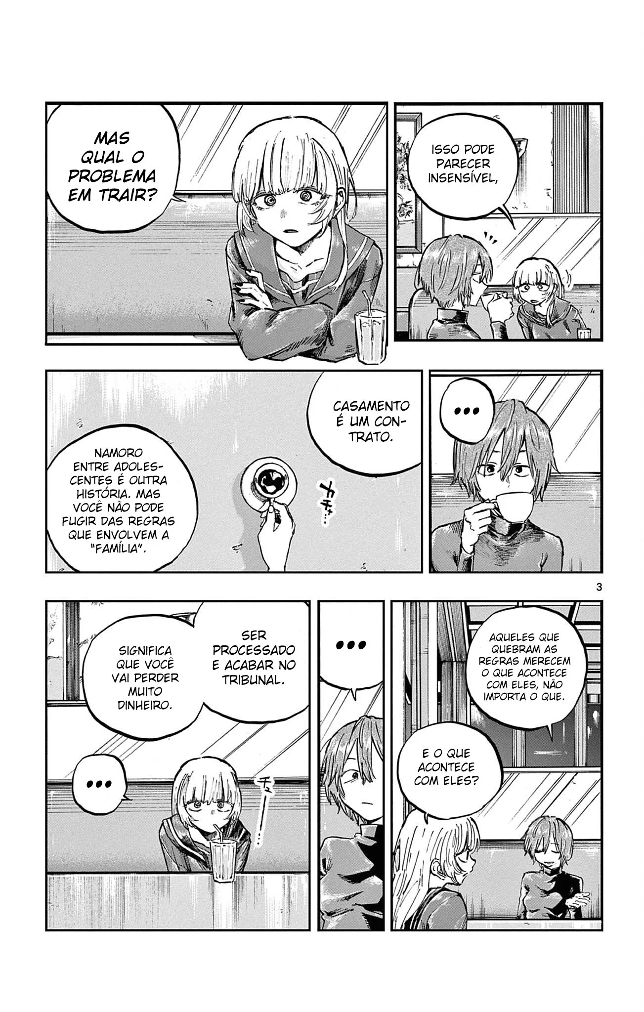 Yofukashi no uta Capítulo 78 Página 3