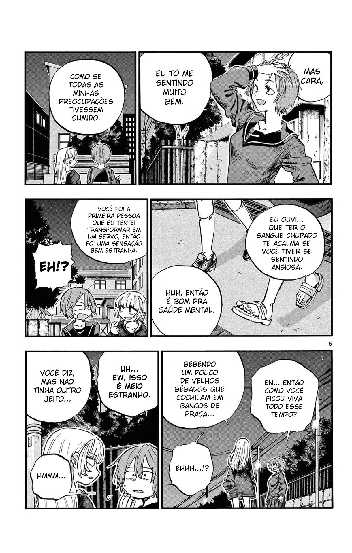 Yofukashi no uta Capítulo 80 Página 5