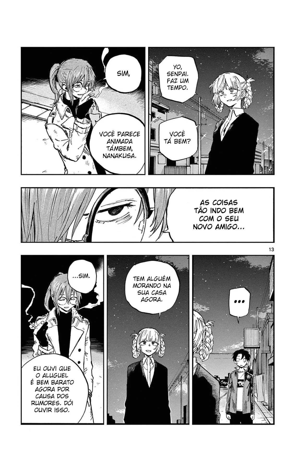 Yofukashi no uta Capítulo 82 Página 12