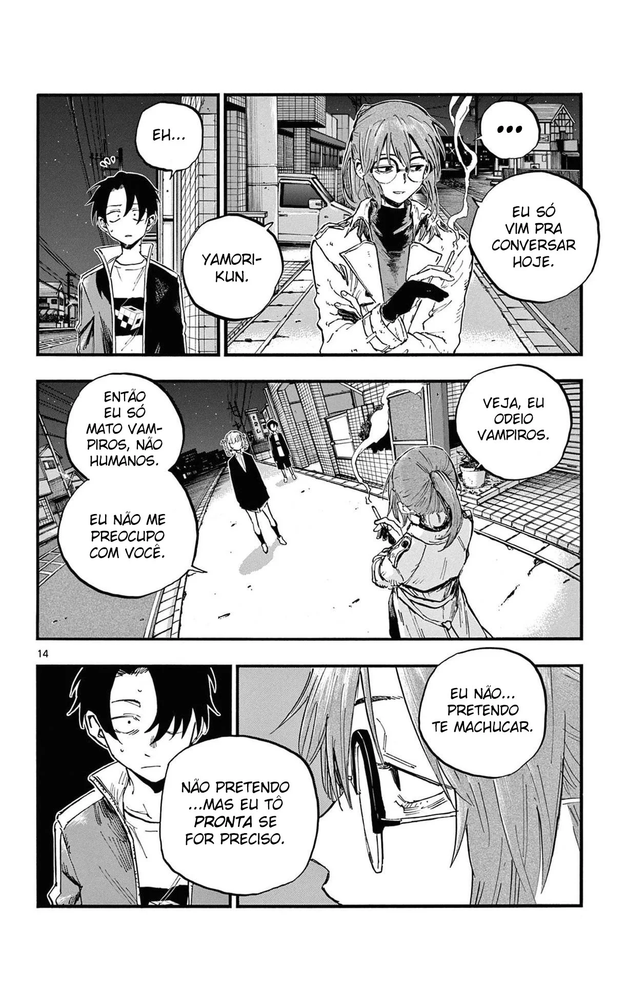 Yofukashi no uta Capítulo 82 Página 13