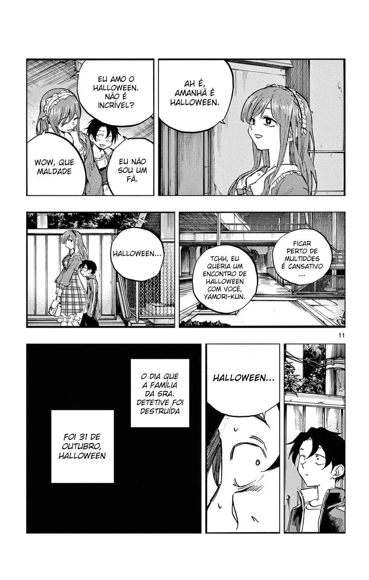 Yofukashi no uta Capítulo 83 Página 11