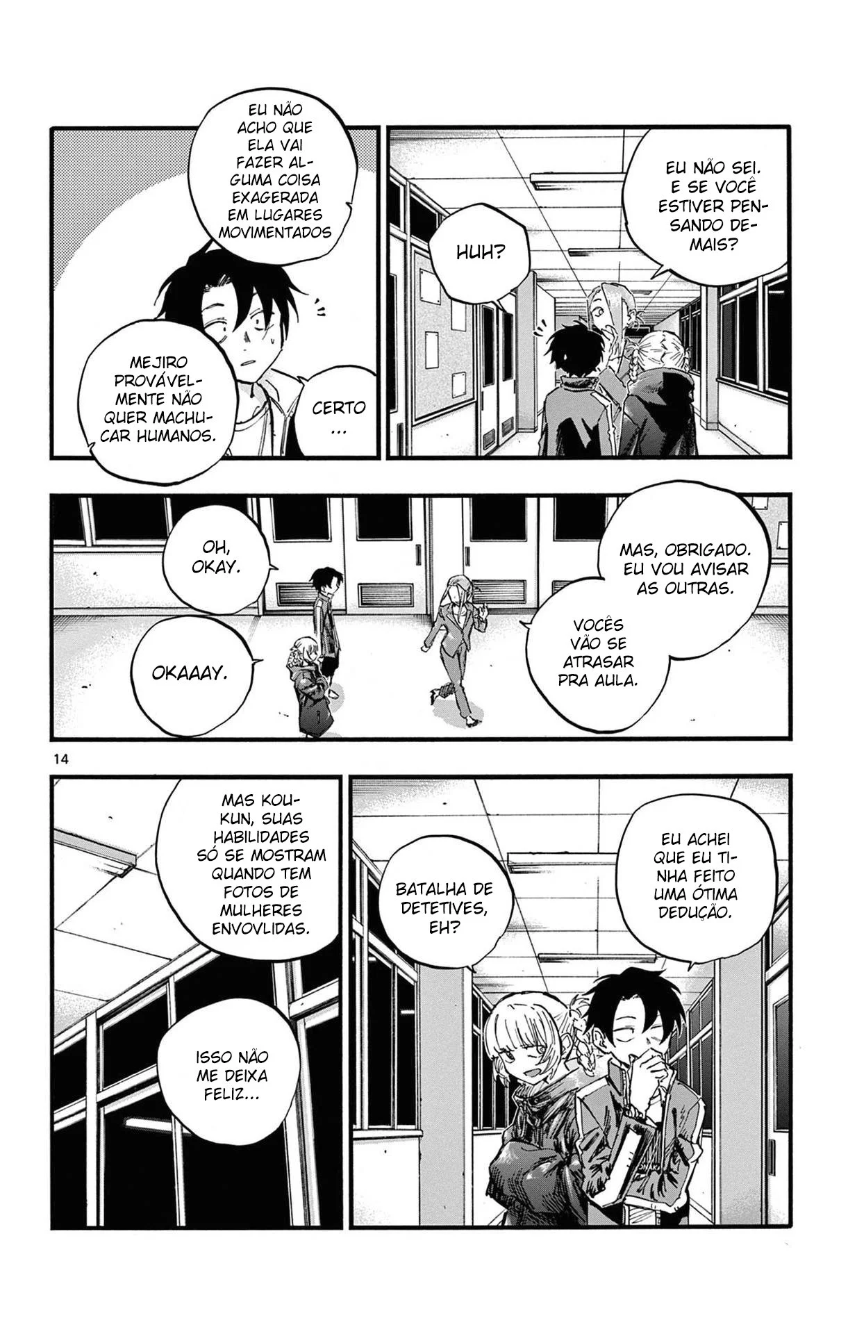 Yofukashi no uta Capítulo 83 Página 14