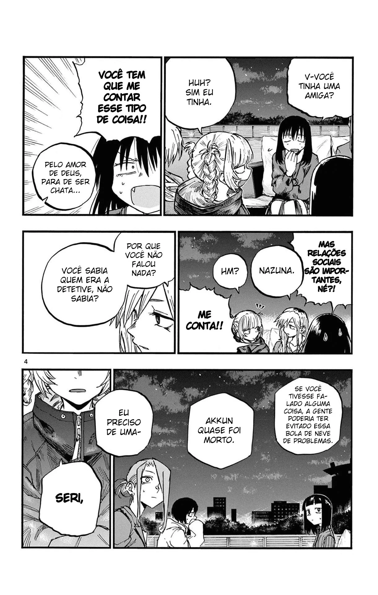 Yofukashi no uta Capítulo 83 Página 4