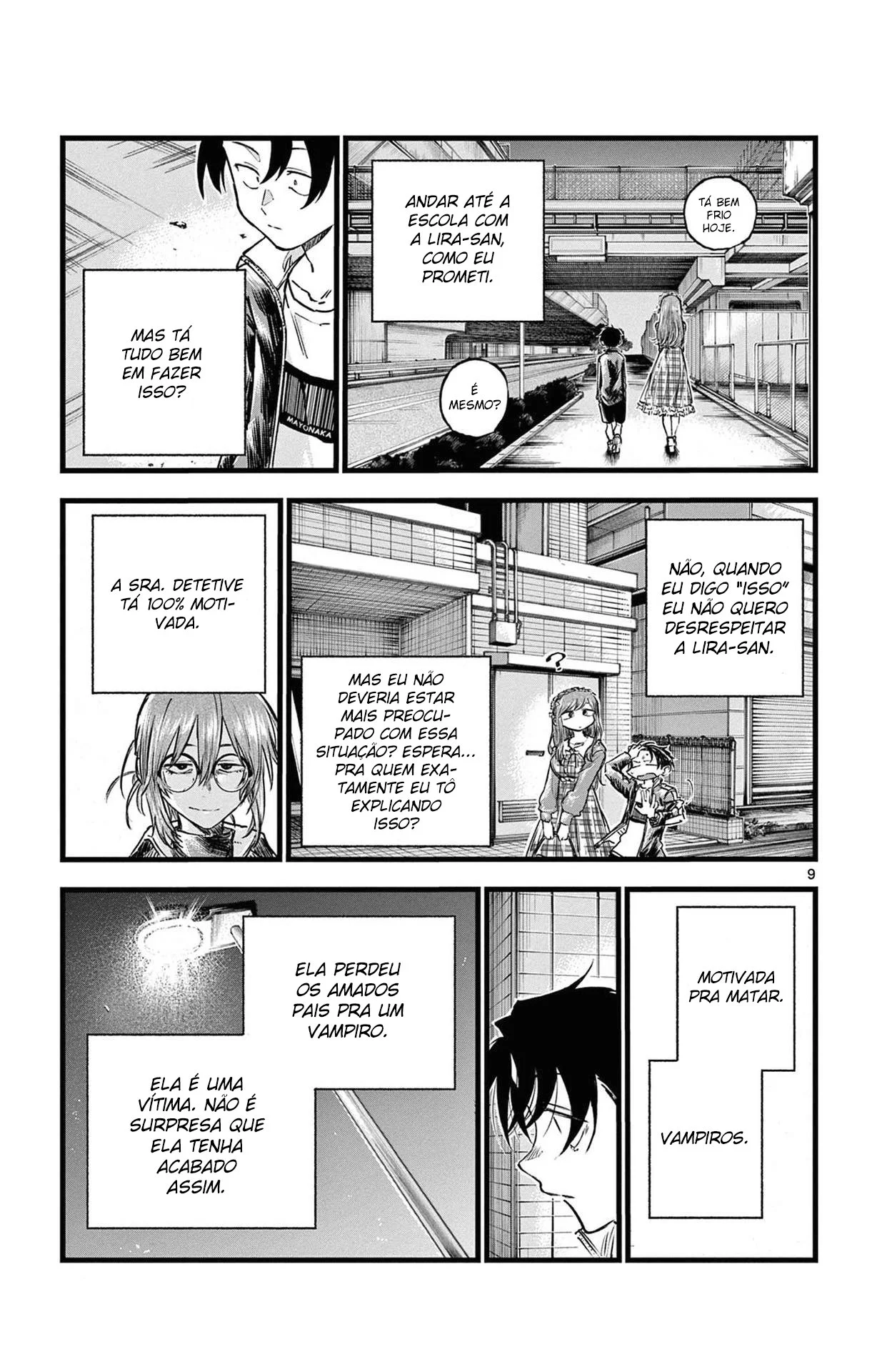 Yofukashi no uta Capítulo 83 Página 9