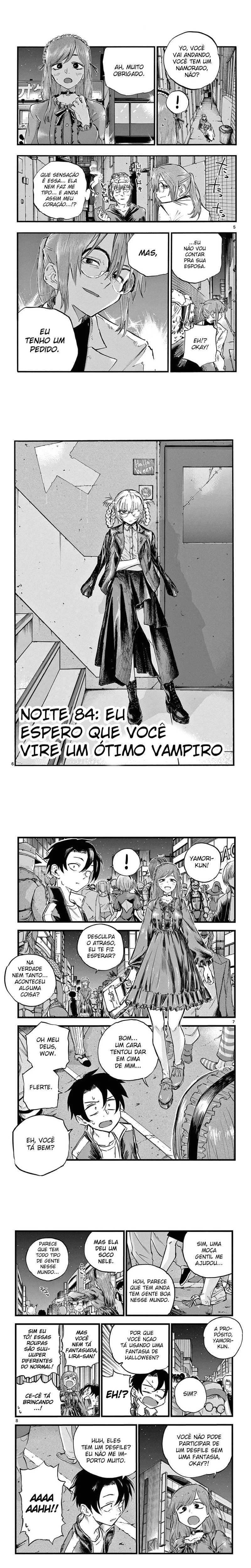 Yofukashi no uta Capítulo 84 Página 2