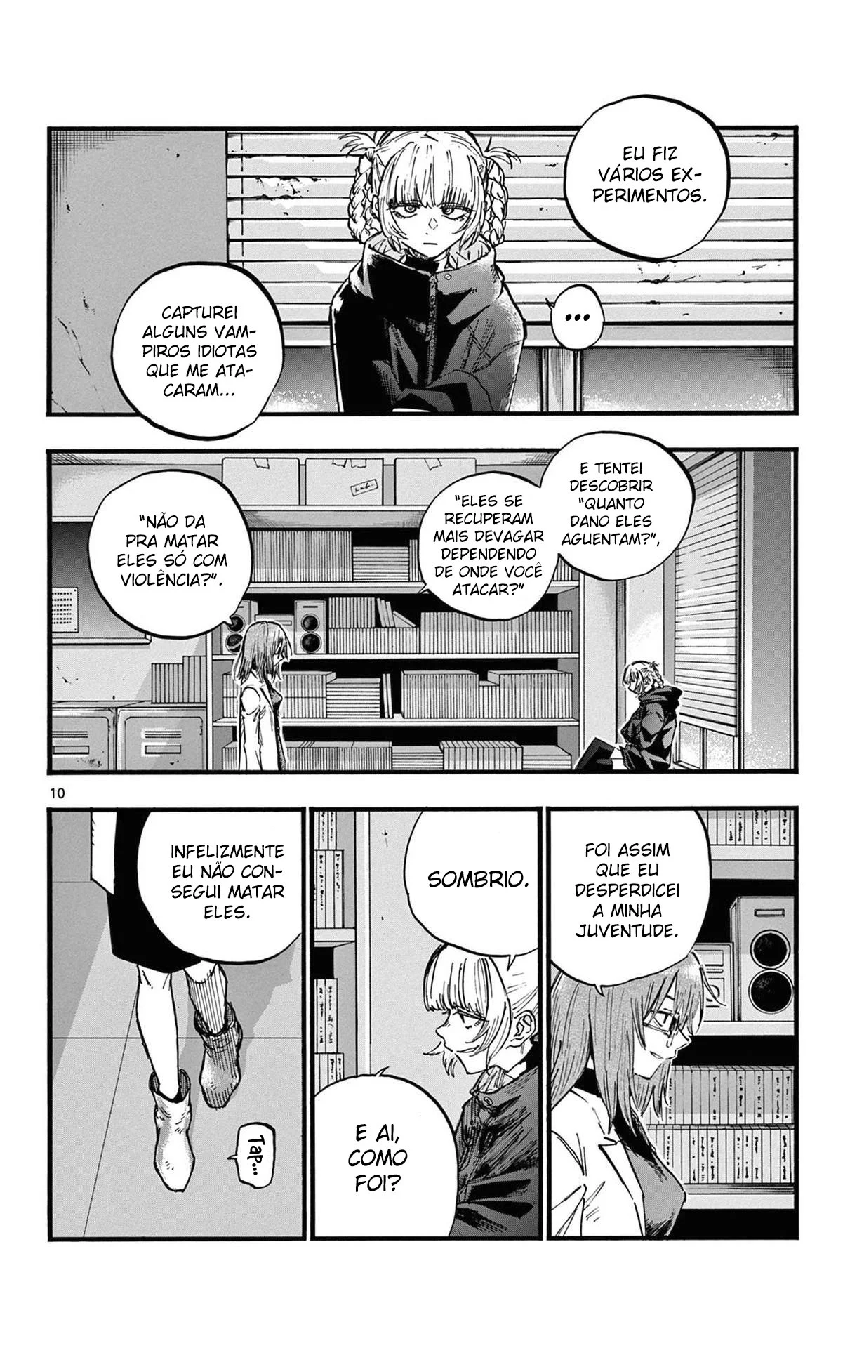 Yofukashi no uta Capítulo 87 Página 10