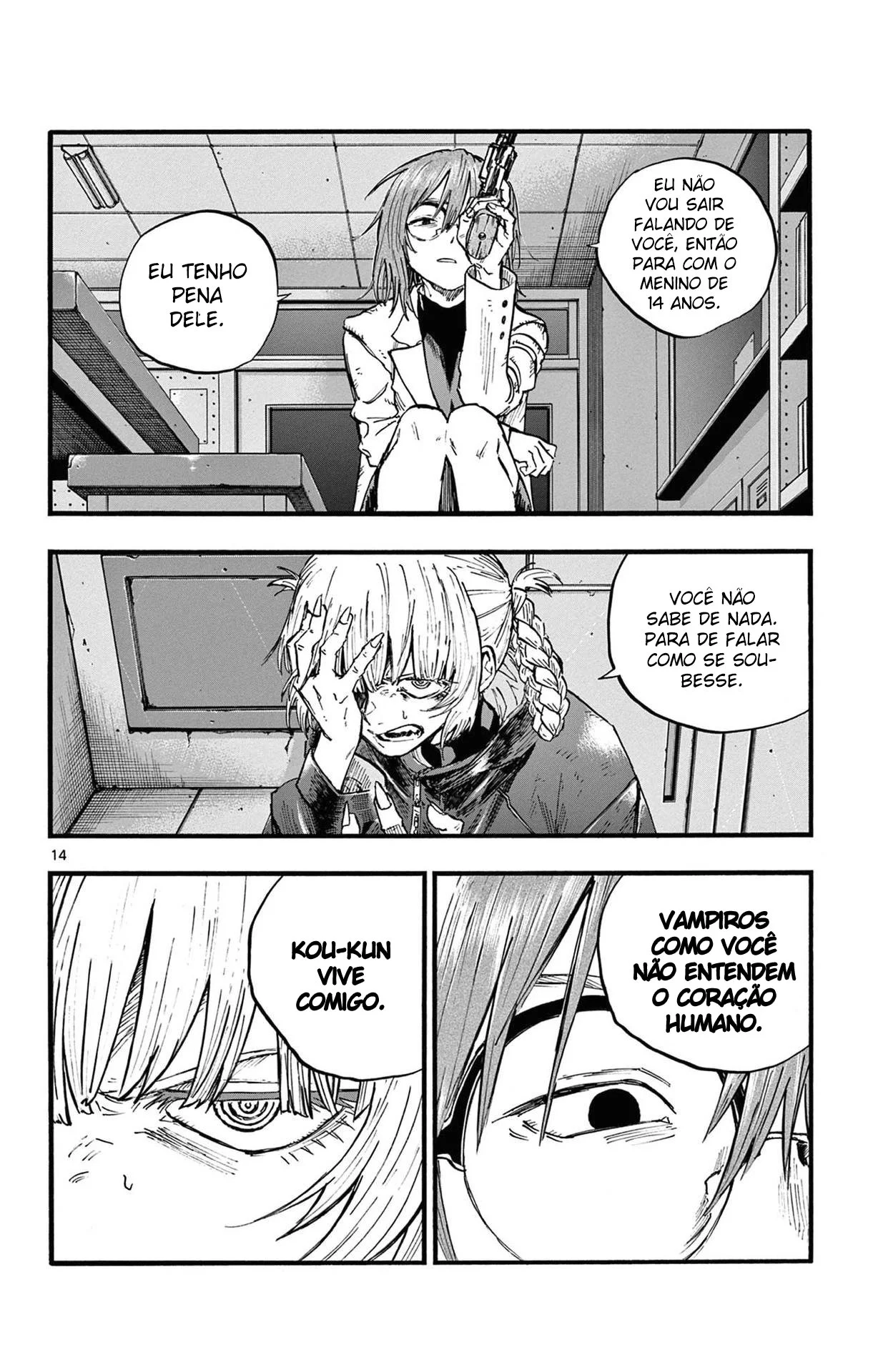 Yofukashi no uta Capítulo 87 Página 14