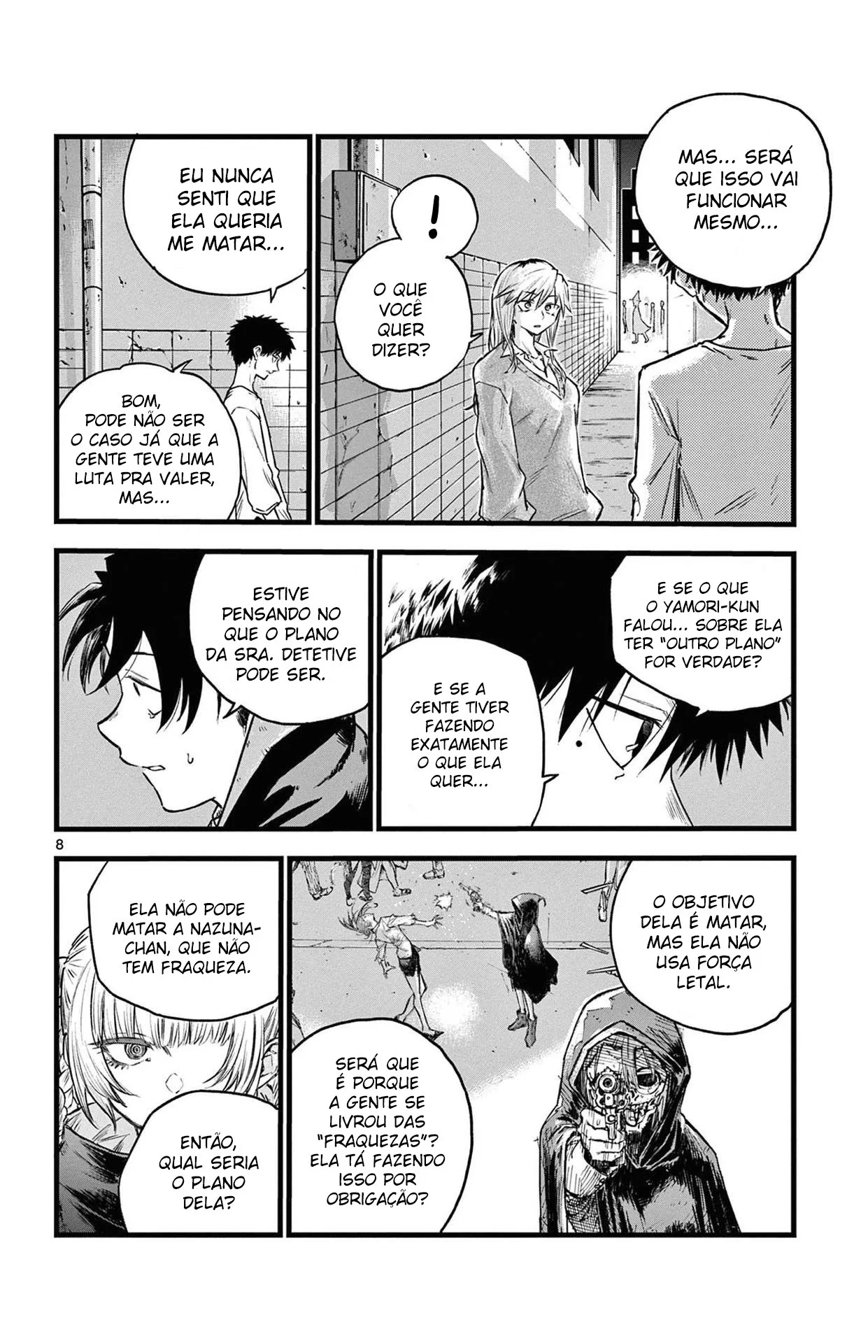 Yofukashi no uta Capítulo 87 Página 8