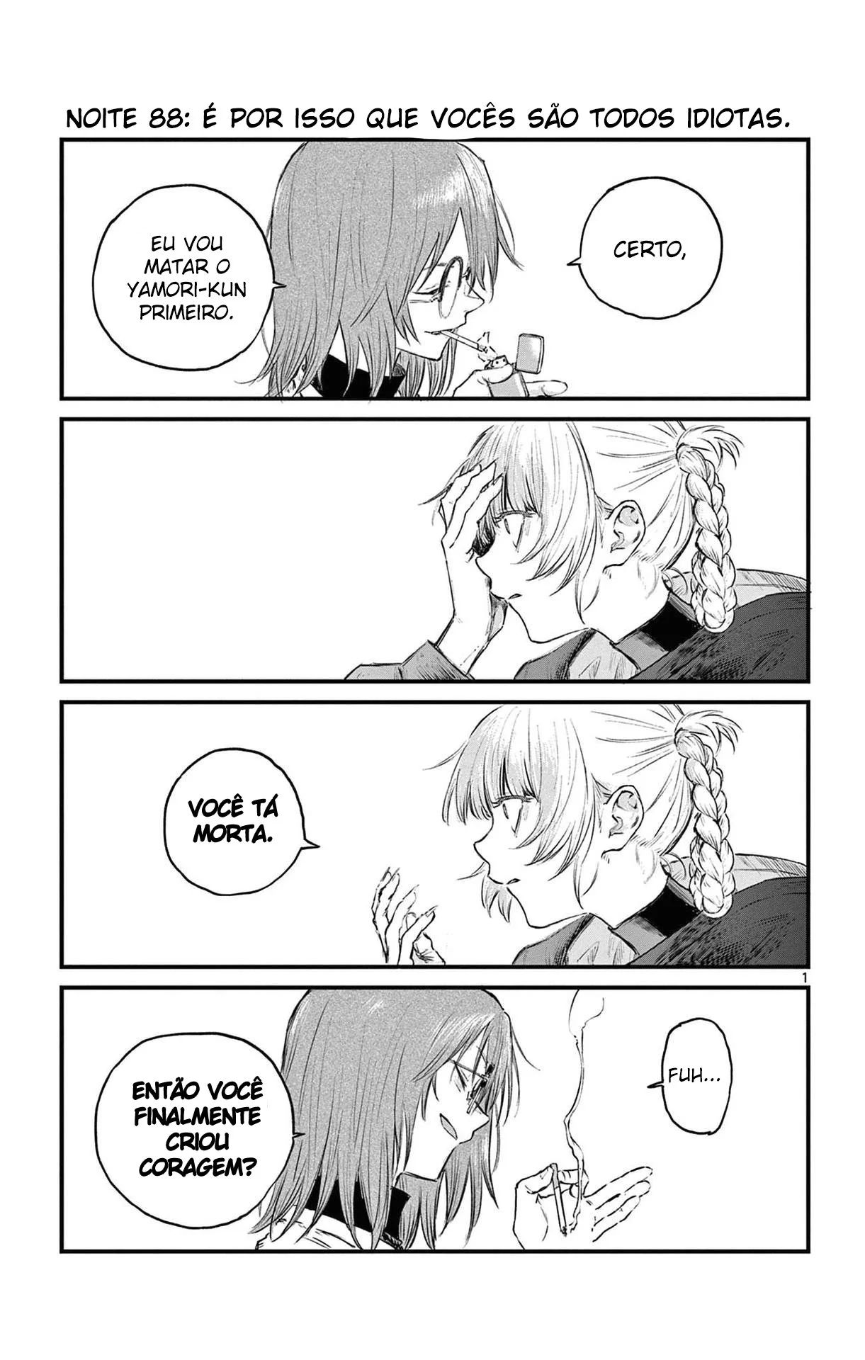 Yofukashi no uta Capítulo 88 Página 10