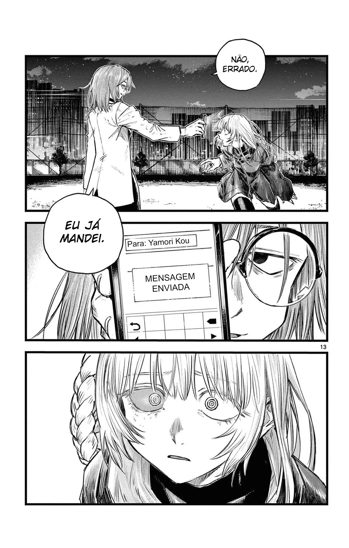 Yofukashi no uta Capítulo 88 Página 6