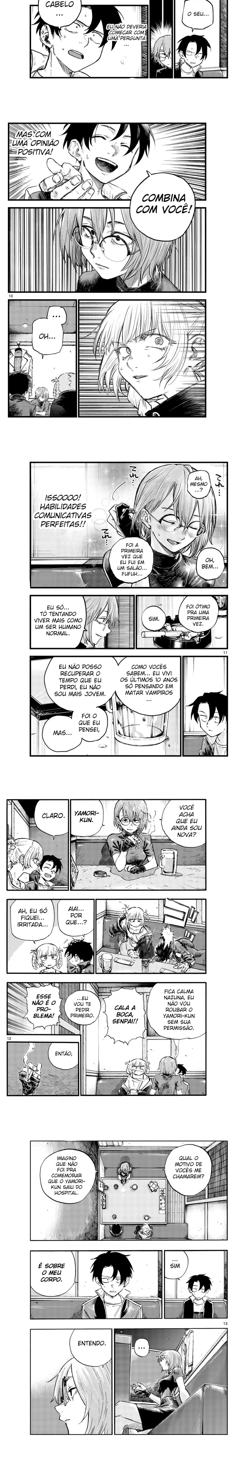 Yofukashi no uta Capítulo 95 Página 3