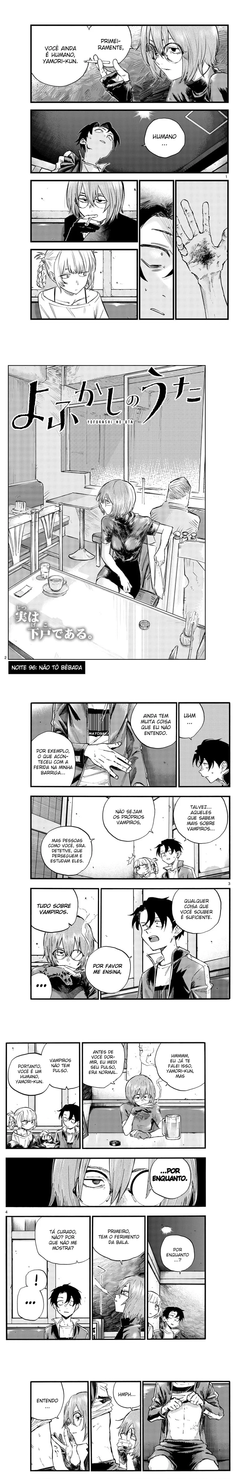 Yofukashi no uta Capítulo 96 Página 1