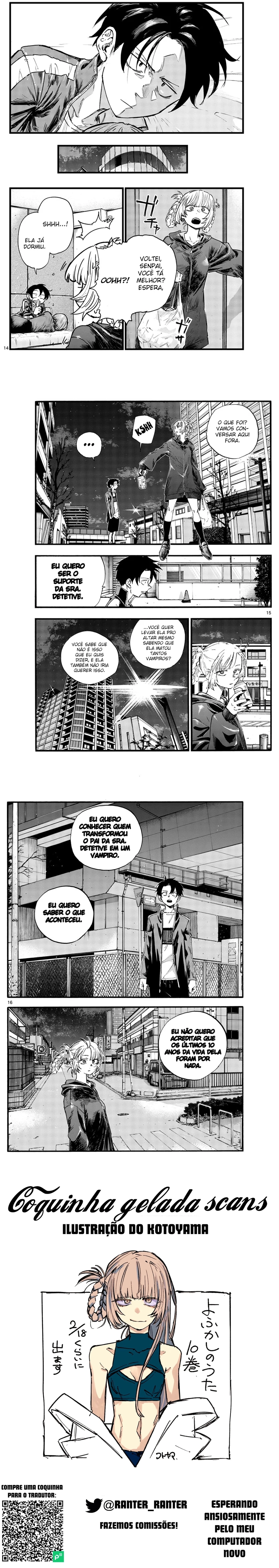 Yofukashi no uta Capítulo 97 Página 4