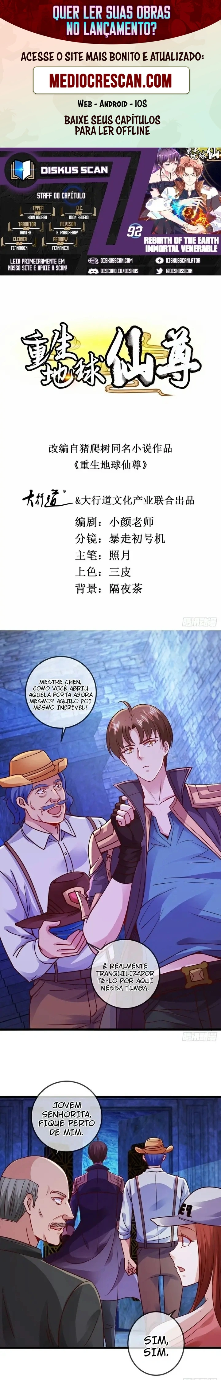 O Renascimento do Venerável Imortal Capítulo 92 Página 1