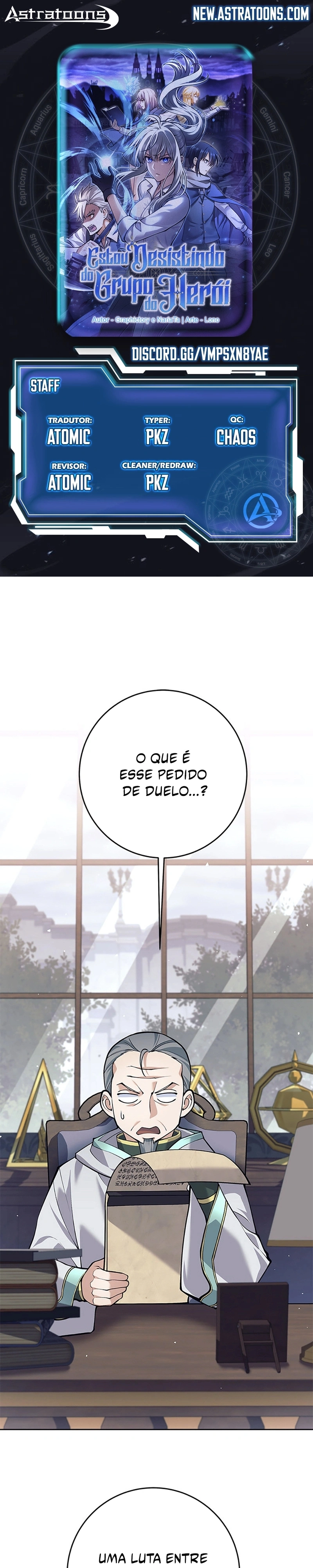 Estou Desistindo do Grupo do herói Capítulo 99 Página 1