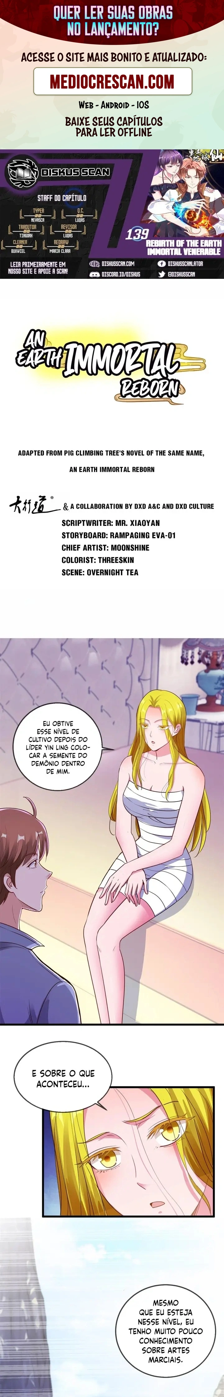 O Renascimento do Venerável Imortal Capítulo 139 Página 1