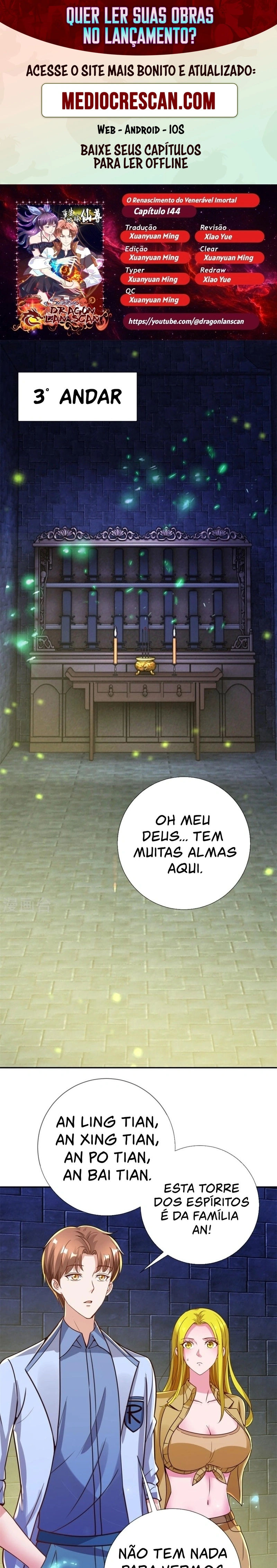 O Renascimento do Venerável Imortal Capítulo 144 Página 1