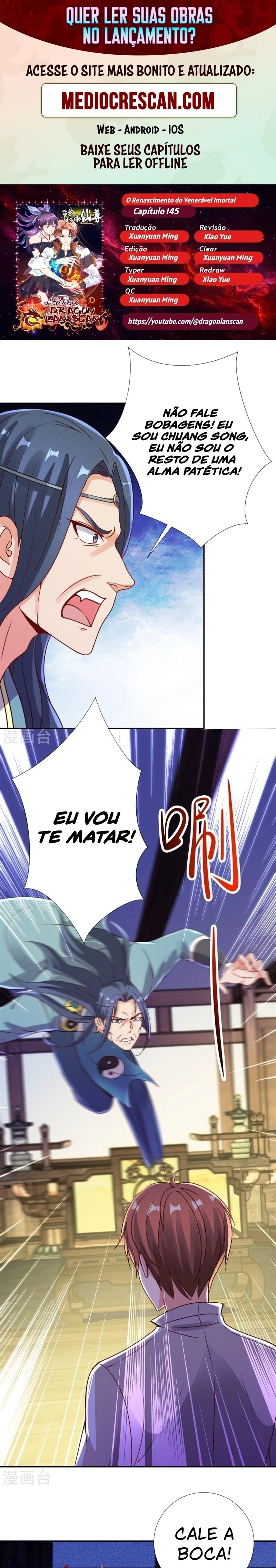 O Renascimento do Venerável Imortal Capítulo 145 Página 1