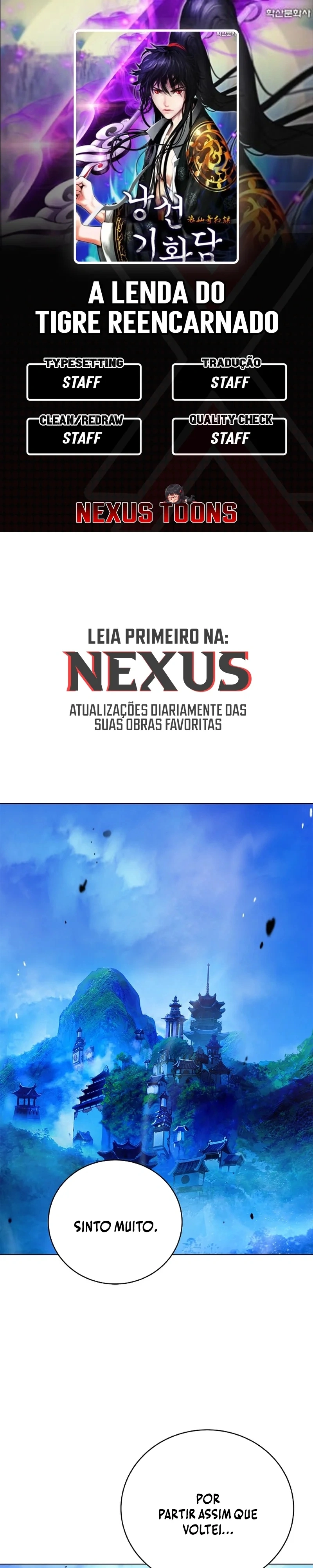 A Lenda do Tigre Reencarnado Capítulo 156 Página 1