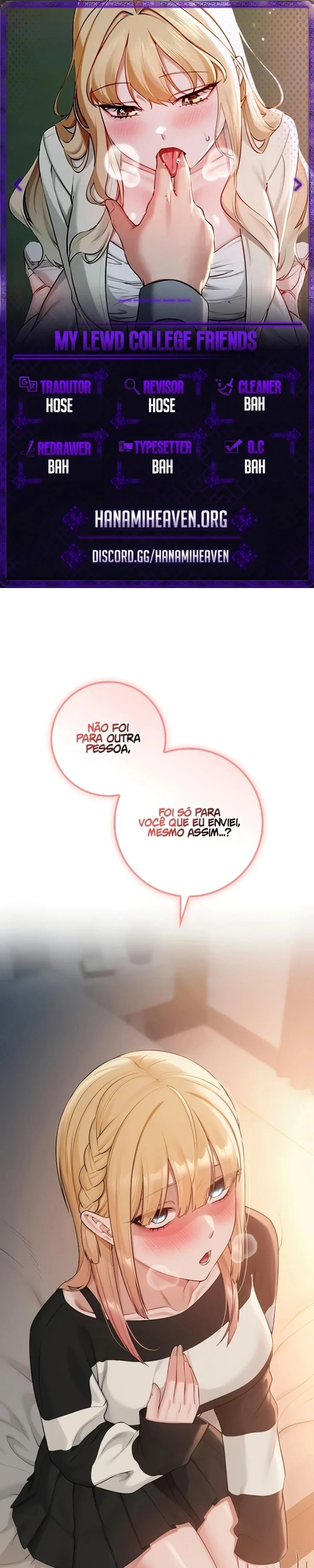 Meus amigos de faculdade obscenos Capítulo 63 Página 1