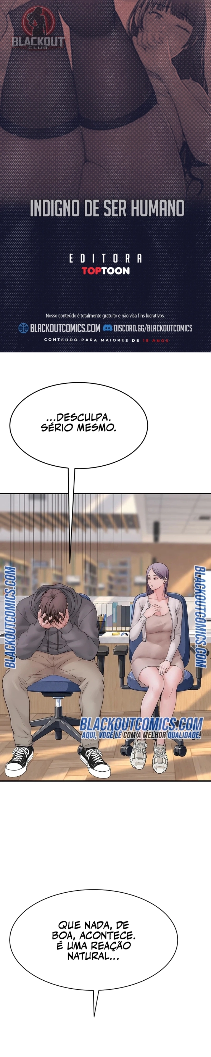 Indigno de Ser Humano Capítulo 19 Página 1