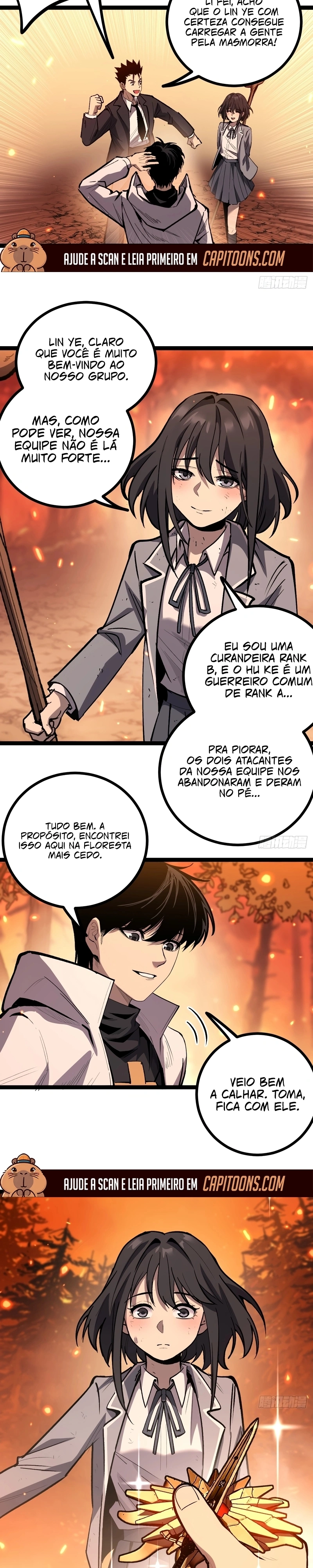 Minha Técnica de Cura Copia Tudo, Eu Detonei o Abismo Capítulo 7 Página 8