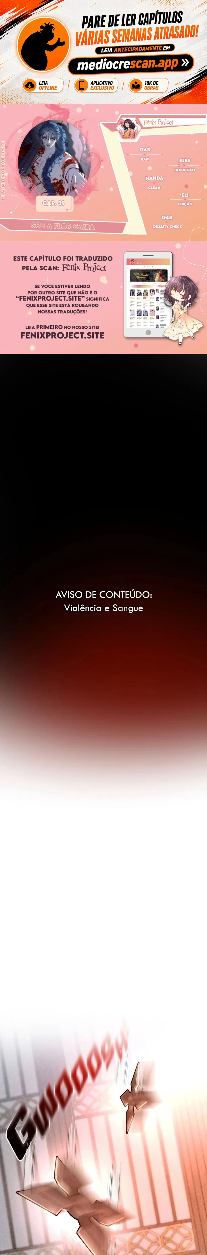  Sob a Flor Caída Capítulo 39 Página 1