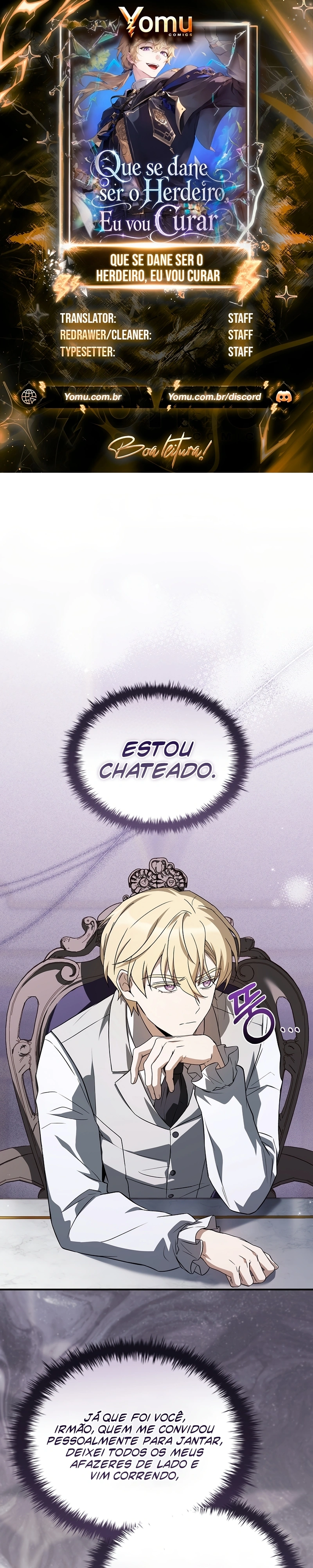 Que se dane ser o Herdeiro, Eu vou Curar Capítulo 34 Página 1