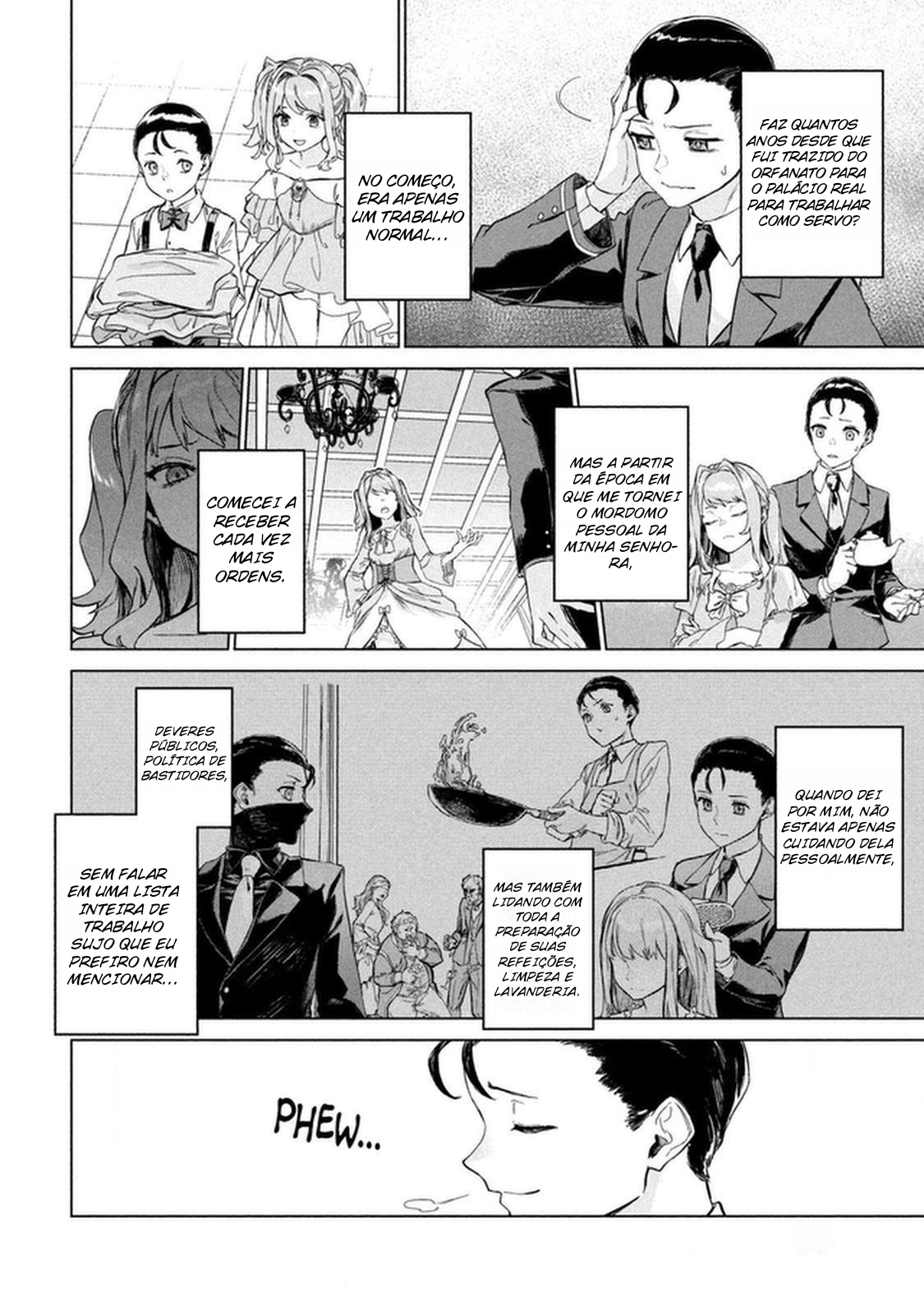 Wagamama Oujo ni Tsukaeta Bannou Shitsuji, Tonari no Teikoku de Saikyou no Gunjin ni Nariagari Musou Suru Capítulo 1 Página 12