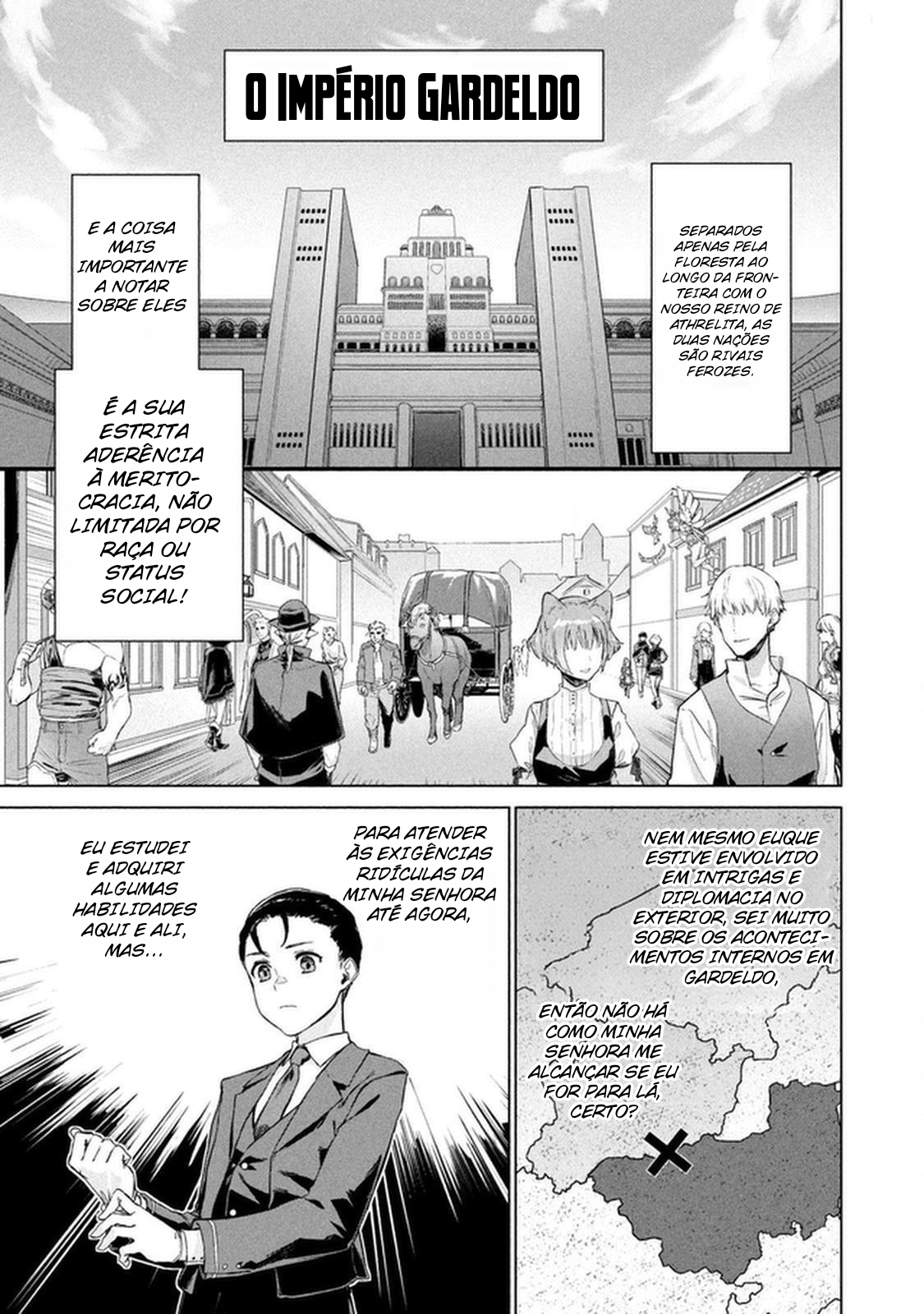 Wagamama Oujo ni Tsukaeta Bannou Shitsuji, Tonari no Teikoku de Saikyou no Gunjin ni Nariagari Musou Suru Capítulo 1 Página 14