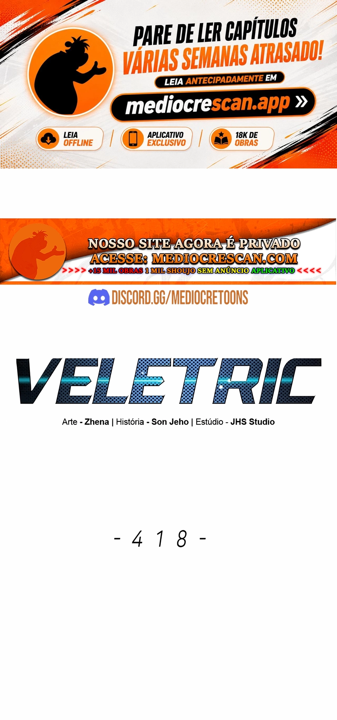 Veletric Capítulo 418 Página 1