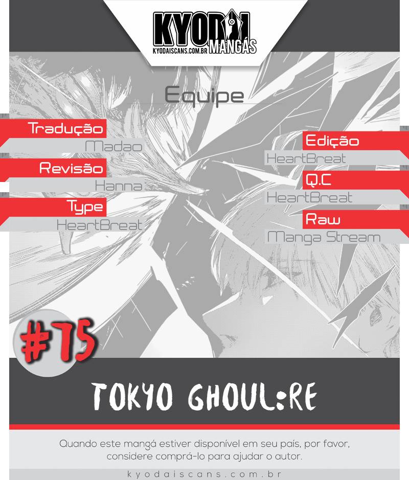 Tokyo Ghoul:re Capítulo 75 Página 1