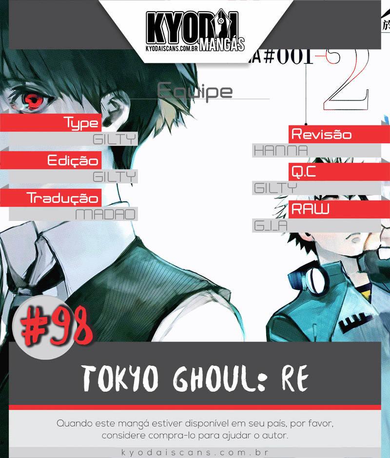 Tokyo Ghoul:re Capítulo 98 Página 1