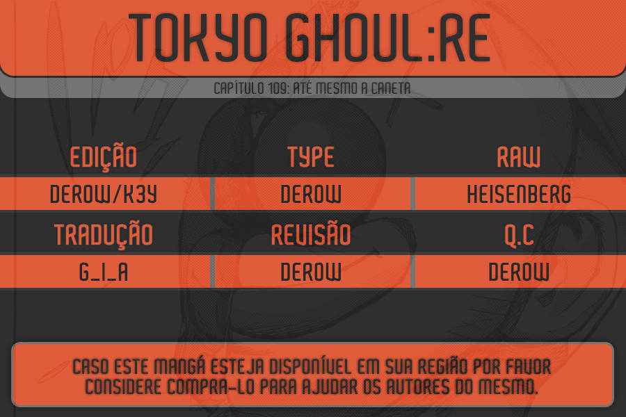 Tokyo Ghoul:re Capítulo 109 Página 1