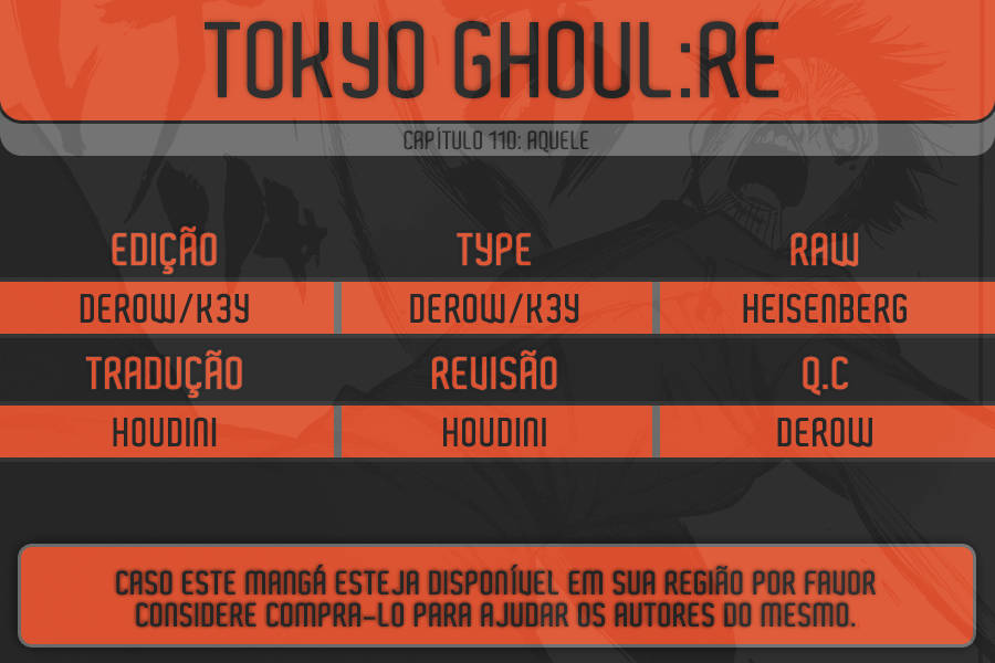 Tokyo Ghoul:re Capítulo 110 Página 1