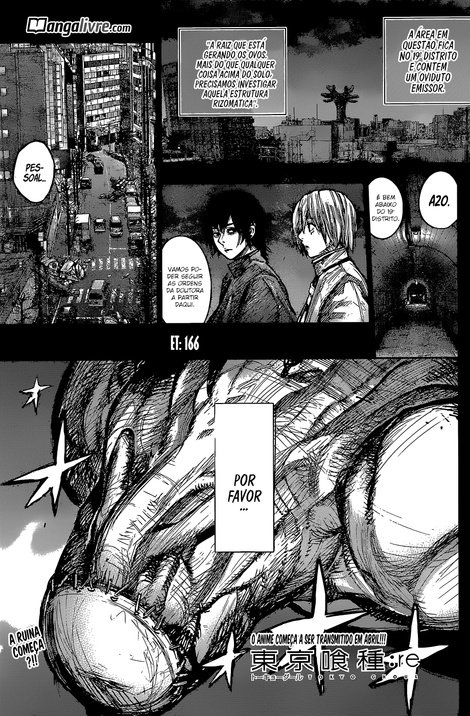 Tokyo Ghoul:re Capítulo 166 Página 1