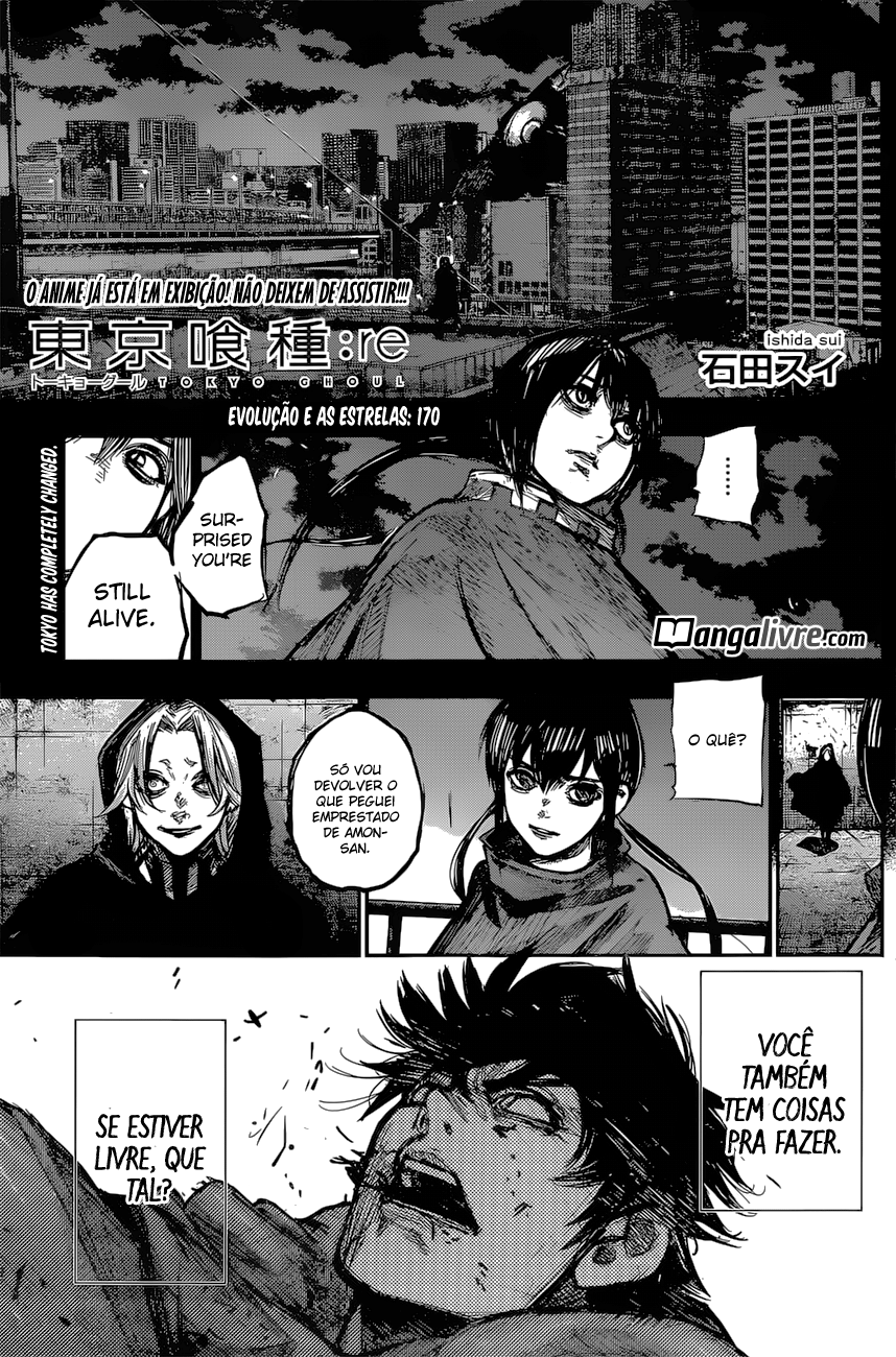 Tokyo Ghoul:re Capítulo 170 Página 1