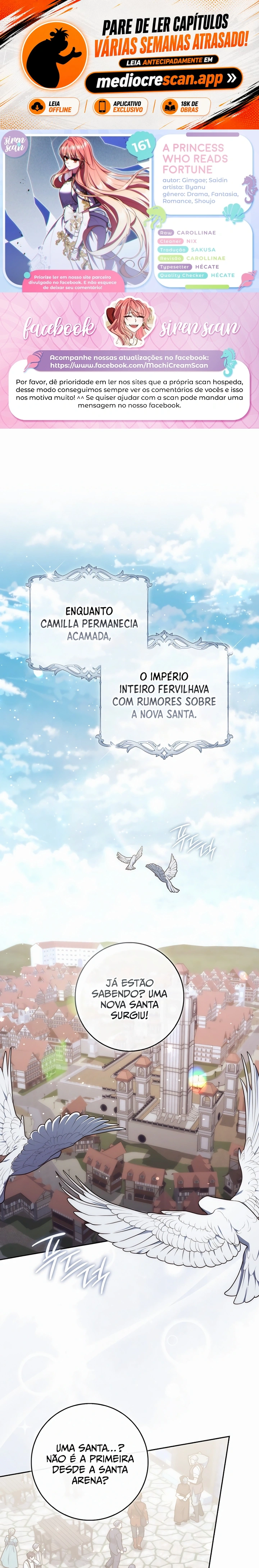 Uma Princesa que Lê a Sorte Capítulo 161 Página 1