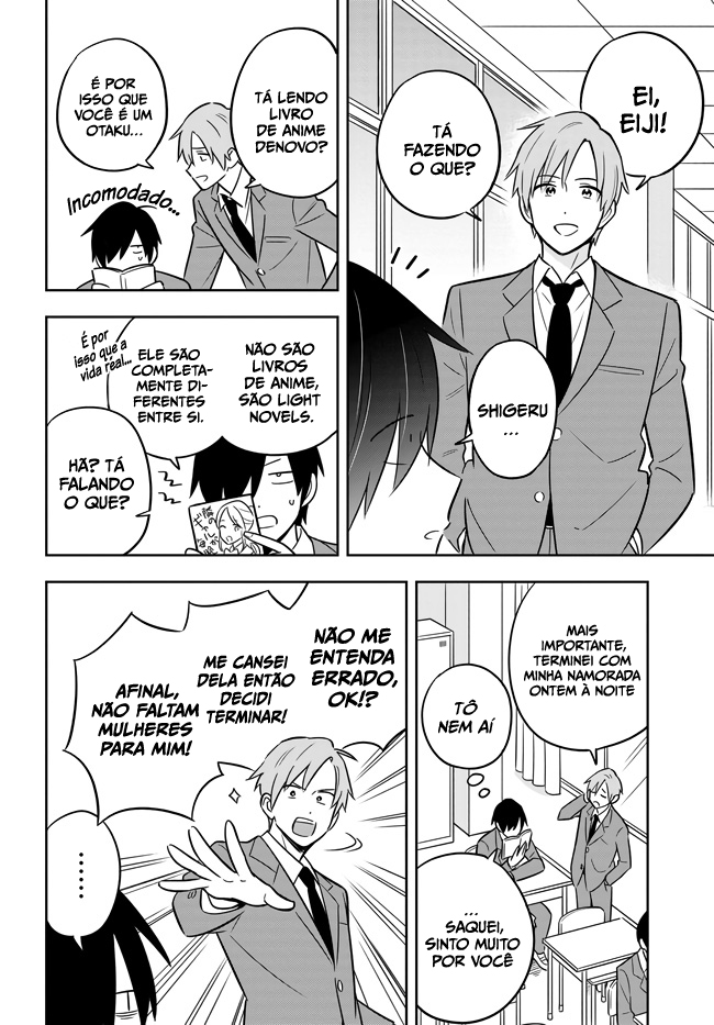 Eu sou um otaku tímido e pobre, mas essa jovem linda e rica está obcecada por mim Capítulo 1 Página 22