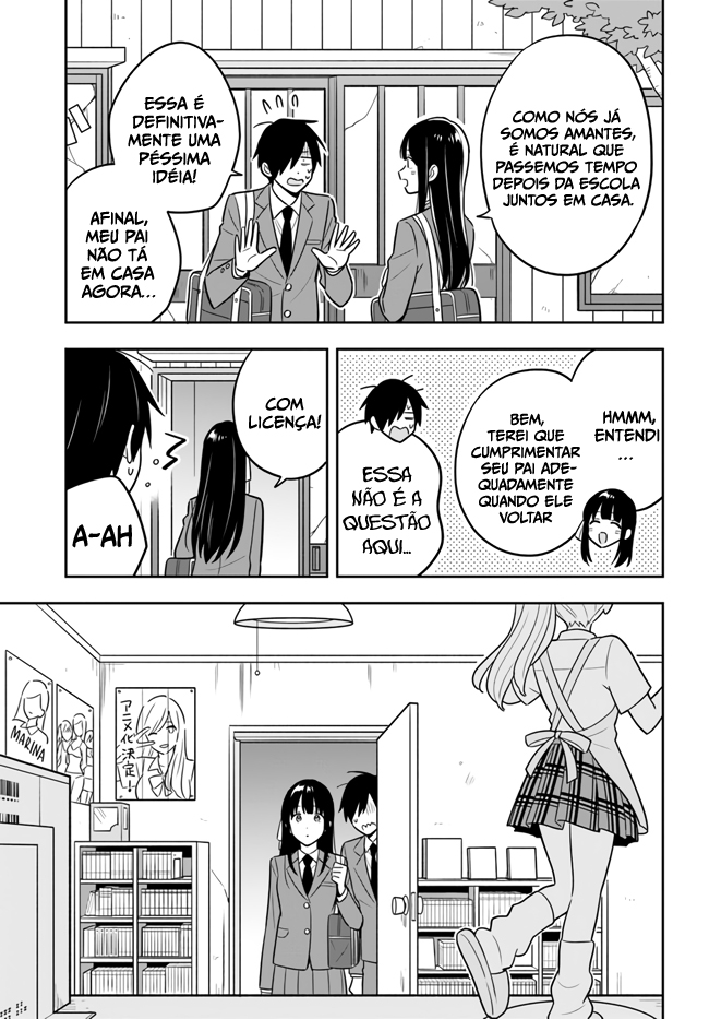 Eu sou um otaku tímido e pobre, mas essa jovem linda e rica está obcecada por mim Capítulo 2.2 Página 4