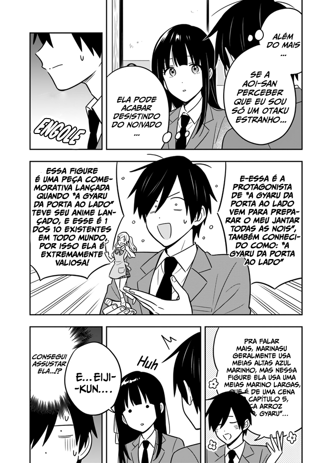 Eu sou um otaku tímido e pobre, mas essa jovem linda e rica está obcecada por mim Capítulo 2.2 Página 8