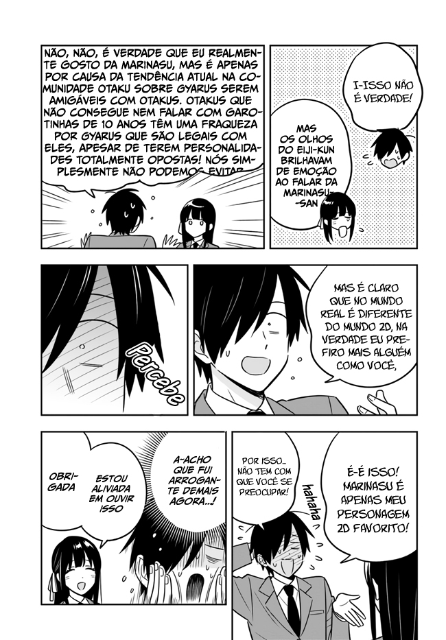 Eu sou um otaku tímido e pobre, mas essa jovem linda e rica está obcecada por mim Capítulo 2.2 Página 12