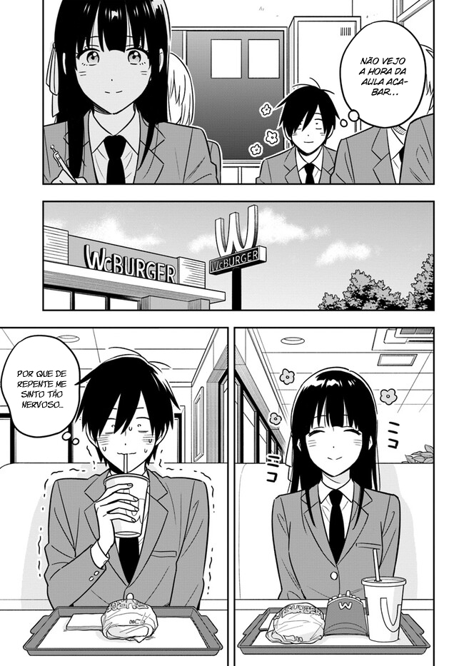 Eu sou um otaku tímido e pobre, mas essa jovem linda e rica está obcecada por mim Capítulo 3.2 Página 9