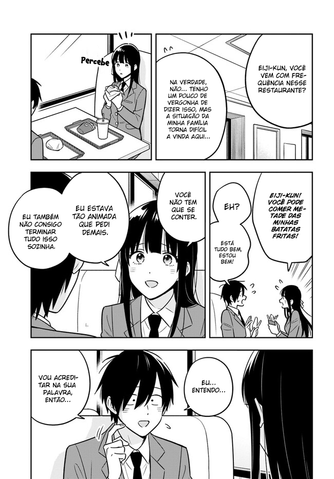 Eu sou um otaku tímido e pobre, mas essa jovem linda e rica está obcecada por mim Capítulo 3.2 Página 11