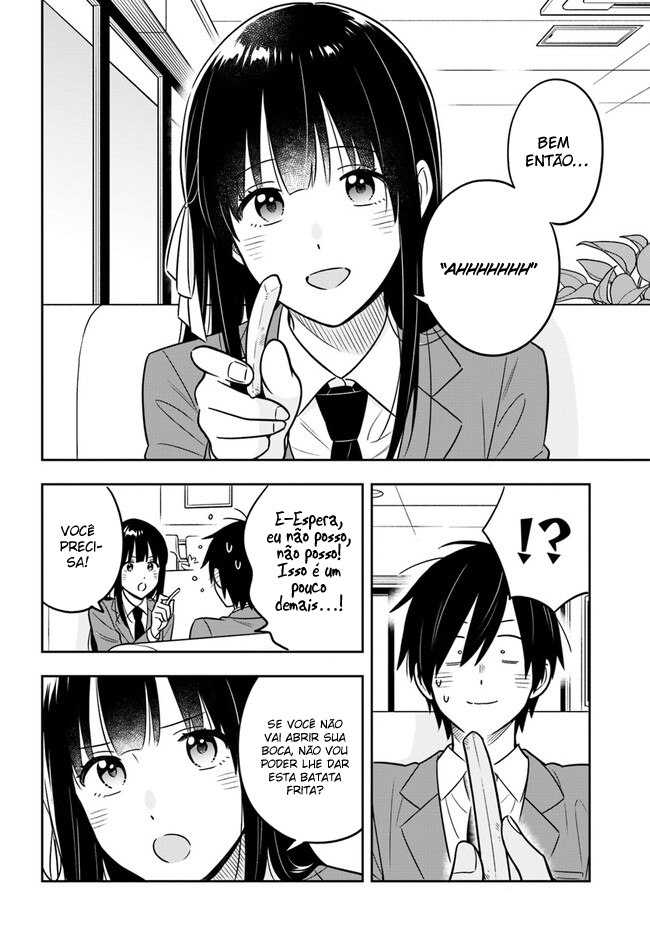 Eu sou um otaku tímido e pobre, mas essa jovem linda e rica está obcecada por mim Capítulo 3.2 Página 12