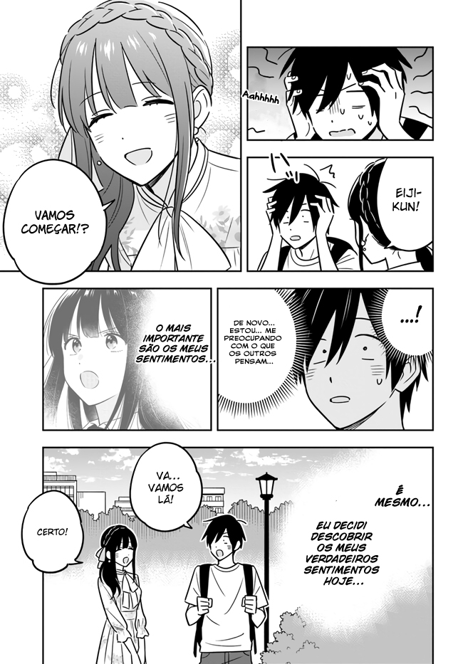 Eu sou um otaku tímido e pobre, mas essa jovem linda e rica está obcecada por mim Capítulo 4 Página 12