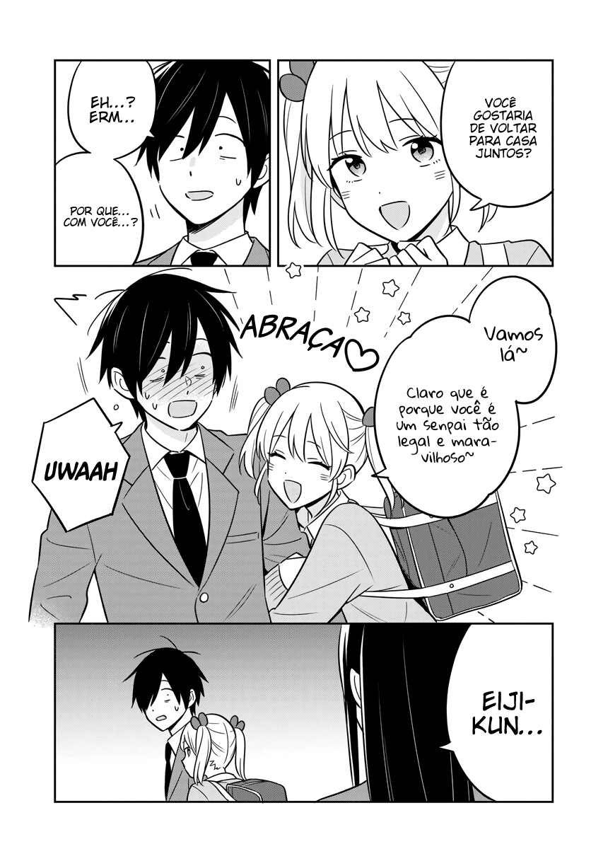 Eu sou um otaku tímido e pobre, mas essa jovem linda e rica está obcecada por mim Capítulo 5.2 Página 9