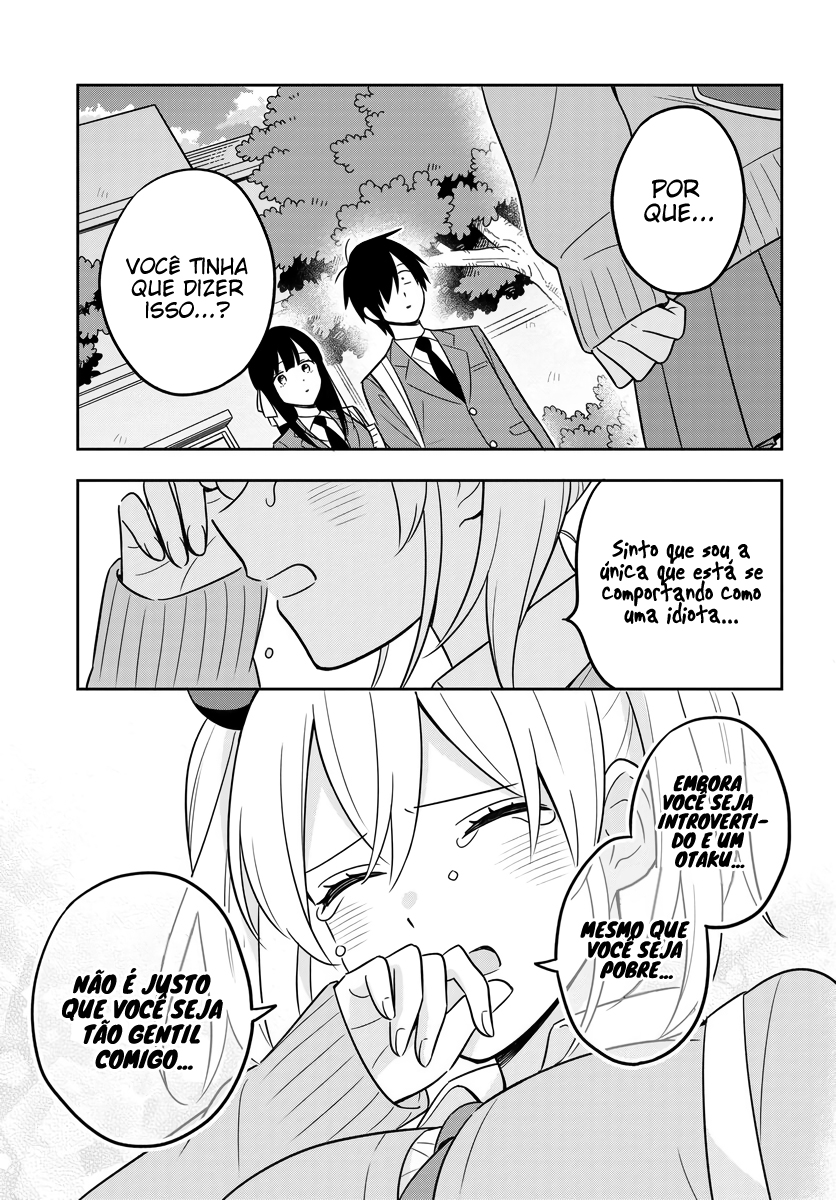 Eu sou um otaku tímido e pobre, mas essa jovem linda e rica está obcecada por mim Capítulo 7.2 Página 11