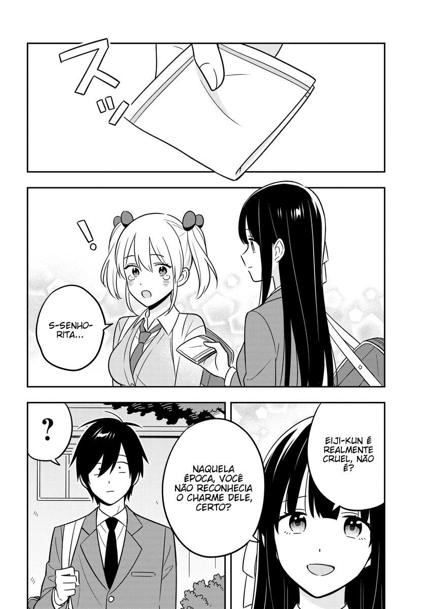 Eu sou um otaku tímido e pobre, mas essa jovem linda e rica está obcecada por mim Capítulo 7.2 Página 12