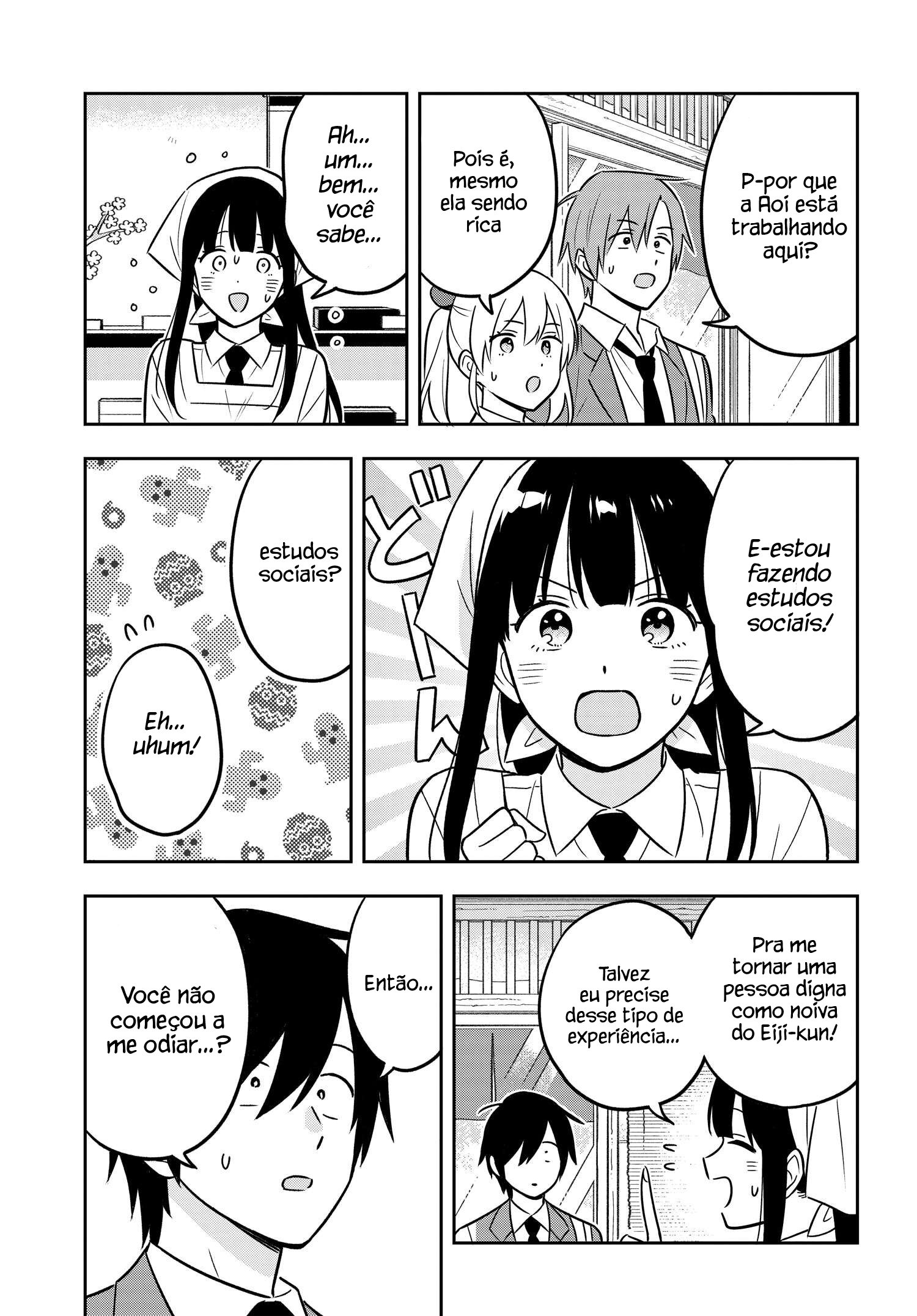 Eu sou um otaku tímido e pobre, mas essa jovem linda e rica está obcecada por mim Capítulo 12 Página 6